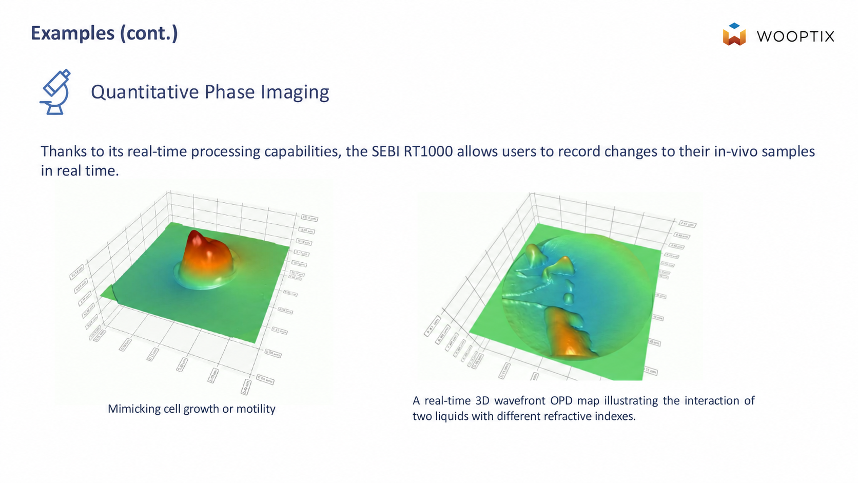 SEBI RT1000 Quantitative Phase Imaging